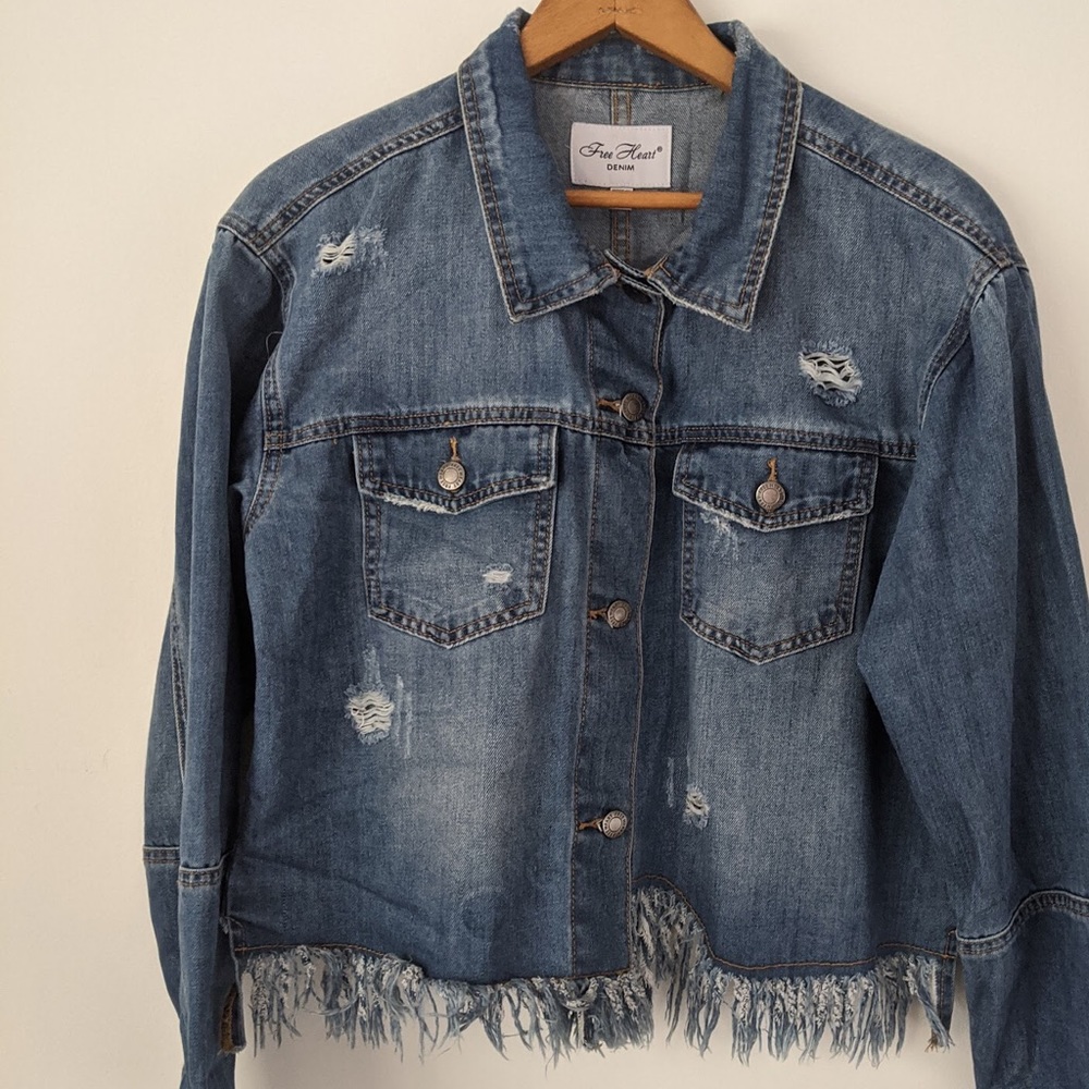 Cropped Denim Jacket